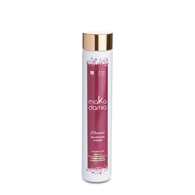 Shampoing cheveux colorés J'illumine Makadamia - Urban Keratin - Produit capillaire professionnel 250ml