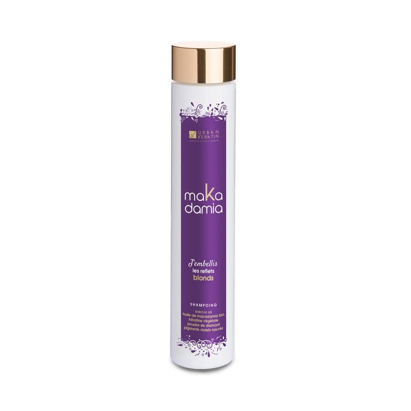 Shampoing cheveux Blond K Makadamia - Urban Keratin - Produit capillaire professionnel 250ml